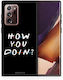 Smartfits How You Doin Umschlag Rückseite Kunststoff Schwarz (Galaxy Note 20 Ultra) 7353691013275_42347483889819