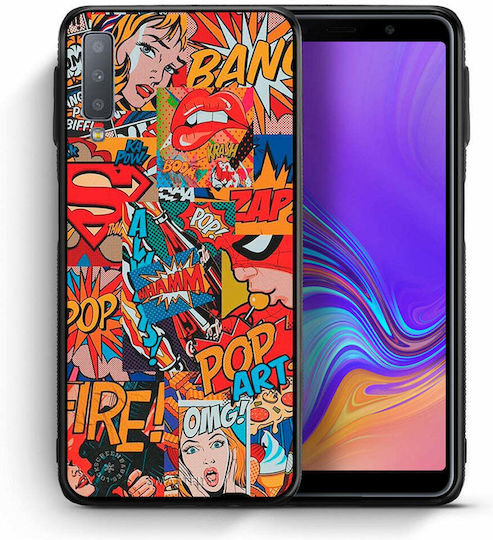 Smartfits OMG Back Cover Plastic Multicolour (Galaxy A7 2018)