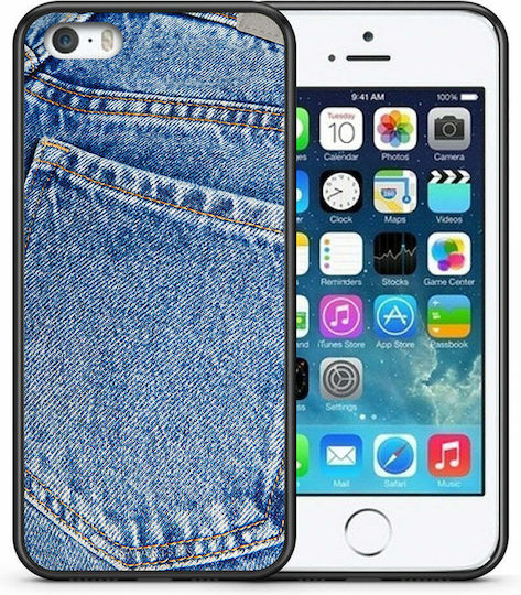 Smartfits Jeans Pocket Back Cover Πλαστικό Πολύχρωμο (iPhone 5/5s/SE)