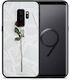 Smartfits Rose Umschlag Rückseite Silikon Weiß (Galaxy S9+) A00_SM1-SA-S9PLUS_REDROSE_RO1