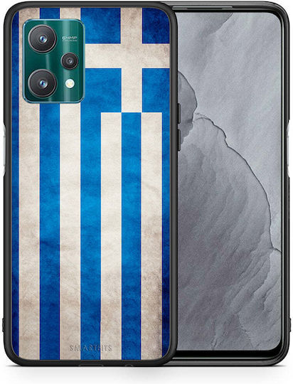 Smartfits Flag Greek Back Cover din Plastic Multicolor (Realme 9 5G / 9 Pro)