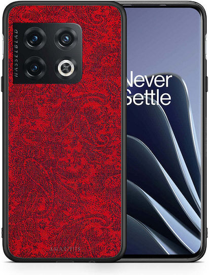 Smartfits Paisley Cashmere Back Cover Πλαστικό / Σιλικόνης Κόκκινο (OnePlus 10 Pro)