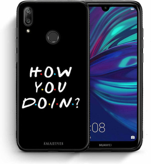 Smartfits How You Doin Задна корица Пластмаса Черен (Huawei Y7 2019 / Y7 Prime 2019) 7353695338651_42347507318939