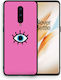 Smartfits Eye Umschlag Rückseite Kunststoff Rosa (OnePlus 8)