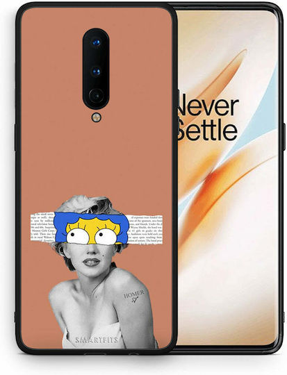 Smartfits Silikon-Backcover Braun (OnePlus 8)