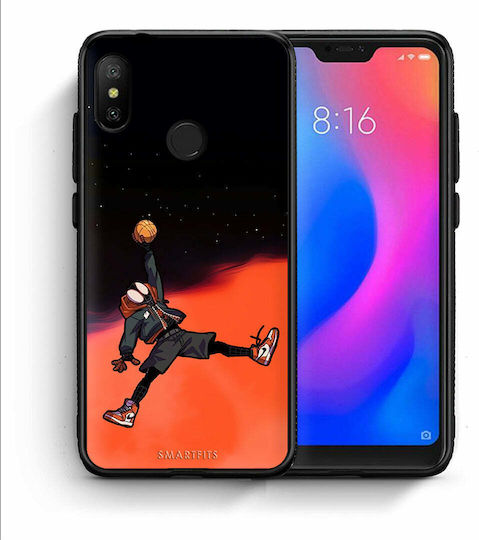 Smartfits Basketball Back Cover Plastic Multicolour (Mi A2 Lite) 7351060562075_42335293603995