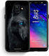 Smartfits Dark Wolf Back Cover Σιλικόνης Πολύχρωμο (Galaxy A6 2018)