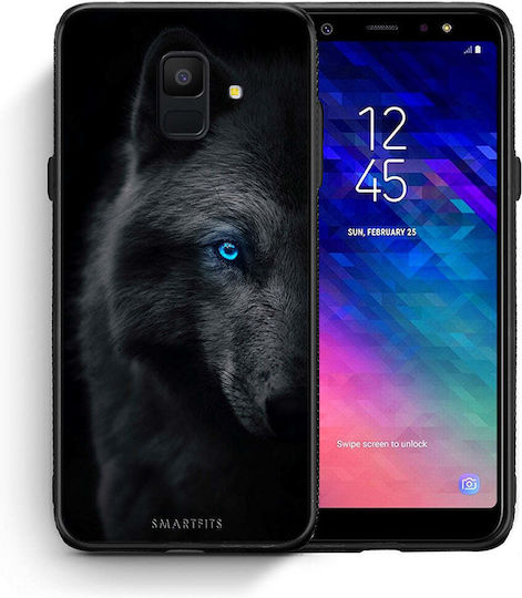 Smartfits Dark Wolf Back Cover Σιλικόνης Πολύχρωμο (Galaxy A6 2018)