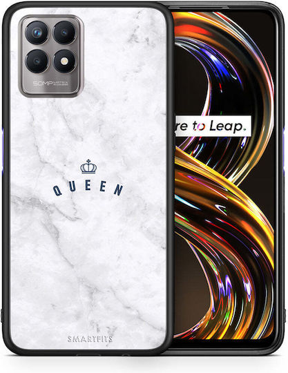 Smartfits Back Cover Πλαστικό Λευκό (Realme 8i)