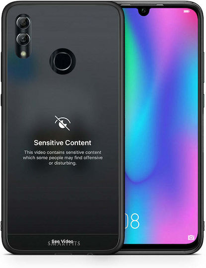 Smartfits Sensitive Content Back Cover Aus Kunststoff Schwarz (Honor 10 Lite)