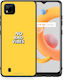 Smartfits Text Vibes Back Cover Yellow (Realme C11 2021)