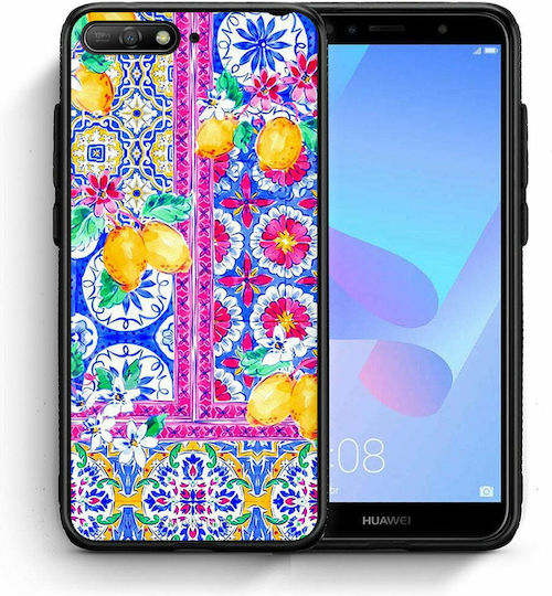 Smartfits Back Cover Σιλικόνης Πολύχρωμο (Huawei Y6 2018)