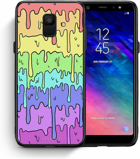 Smartfits Melting Rainbow Back Cover Silicone Multicolour (Galaxy A6 2018) 7376015196315_42426233651355