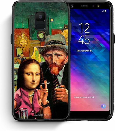 Smartfits Funny Art Back Cover Πλαστικό Πολύχρωμο (Galaxy A6 2018)