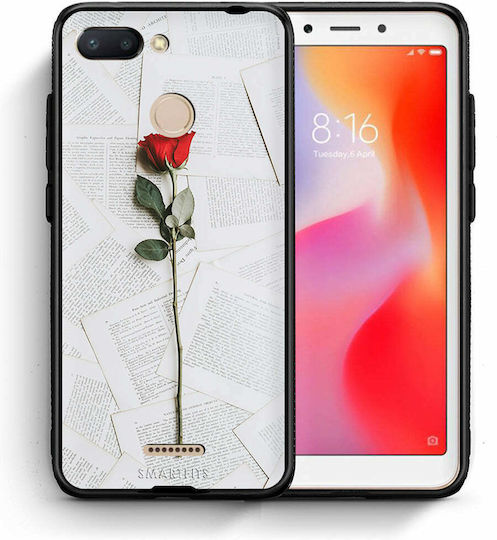 Smartfits Rose Back Cover Silicon Alb (Redmi 6)
