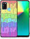 Smartfits Melting Rainbow Back Cover Silicon Multicolor (Realme 7i)