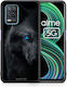 Smartfits Dark Wolf Back Cover Silicon Multicolor (Realme 8 5G)