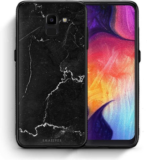 Smartfits Back Cover Plastic / Silicon Negru (Galaxy J6)