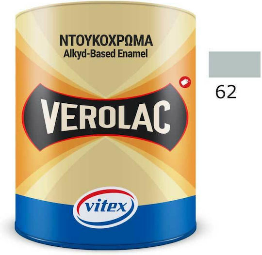 Vitex Culoarea lacului Anticoroziv Soluție solventă VEROLAC No 0.375lt Gri Strălucitor