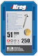 Kreg Screw Square with Length 51mm 250pcs