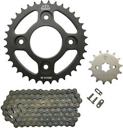 JT Sprockets Kit lanț și pinion pentru Honda Supra 125 X