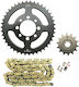 JT Sprockets Комплект верига и зъбни колела за Kawasaki ZX 130 - ЗХ 130