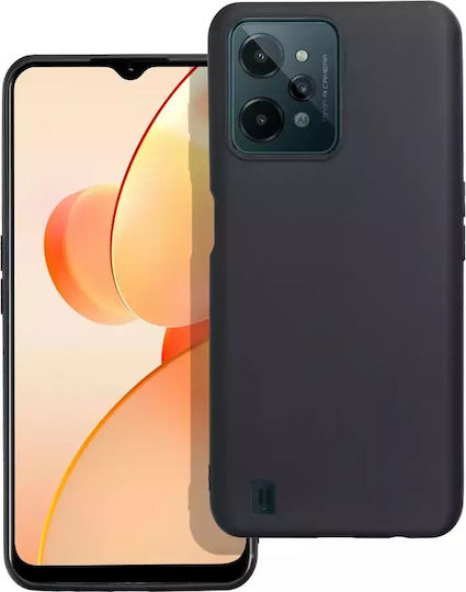 MATT Back Cover Σιλικόνης Μαύρο (Realme C31)