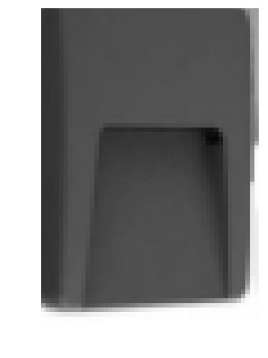 Universe Επιτοίχια Εξωτερική Πλαφονιέρα LED IP65 2W με Θερμό Λευκό Φως 9x12εκ.
