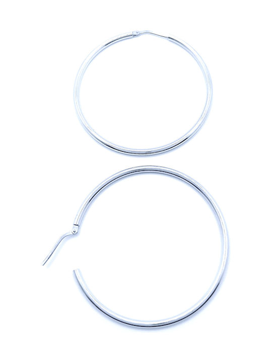 PS Silver Earrings Hoops made of Silver