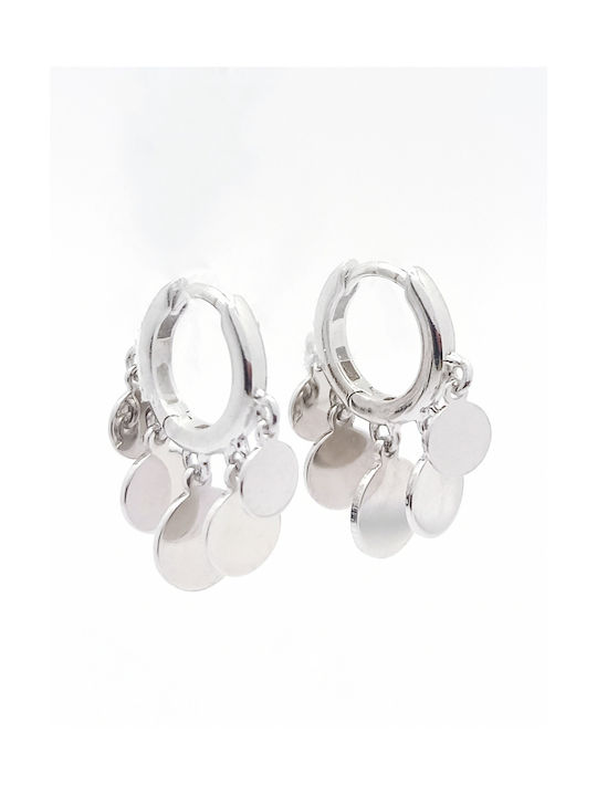 PS Silver Earrings Hoops made of Silver