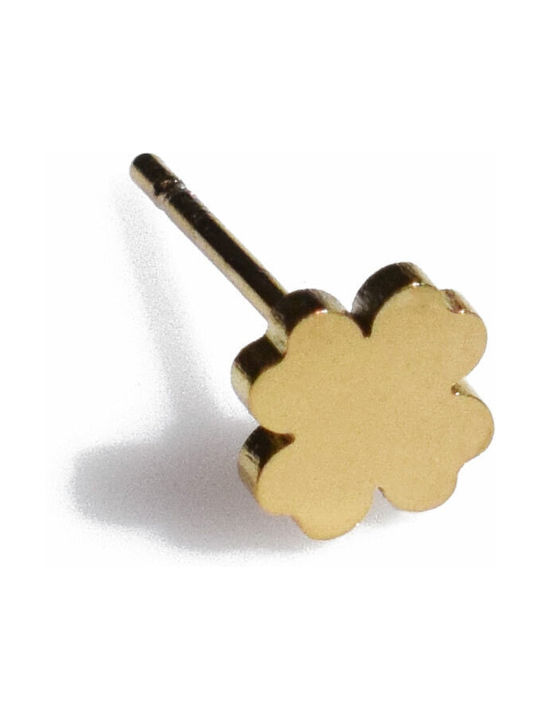 Bizoutaki Nose Earring Stud made of Steel Gold Plated