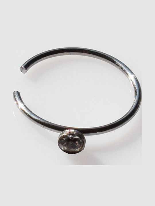 Bizoutaki Nasenpiercing aus Stahl 10mm Silber