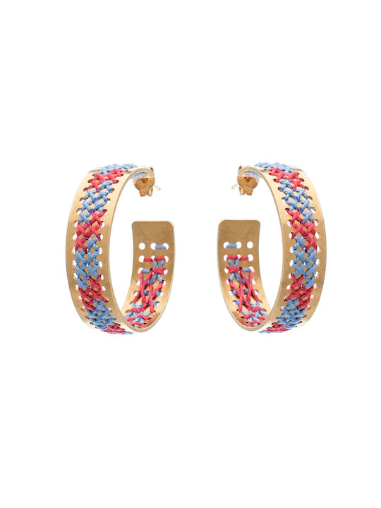 LifeLikes Earrings Hoops Gold Plated