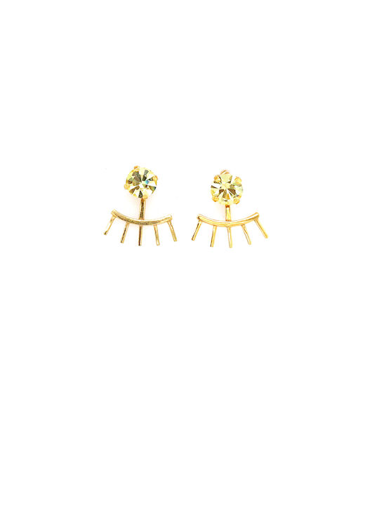 LifeLikes Earrings Gold Plated with Stones