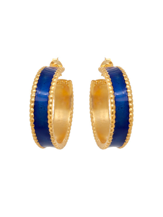 LifeLikes Earrings Hoops Gold Plated