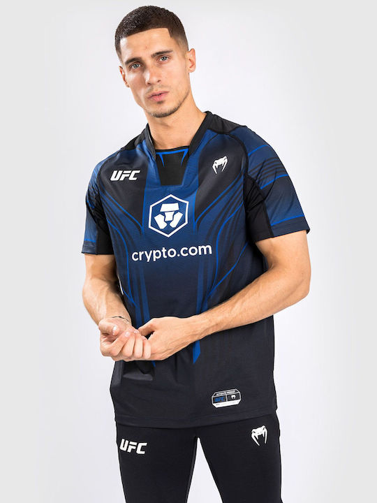 Venum Short Sleeve Shirt VNMUFC-00145 for MMA Blue
