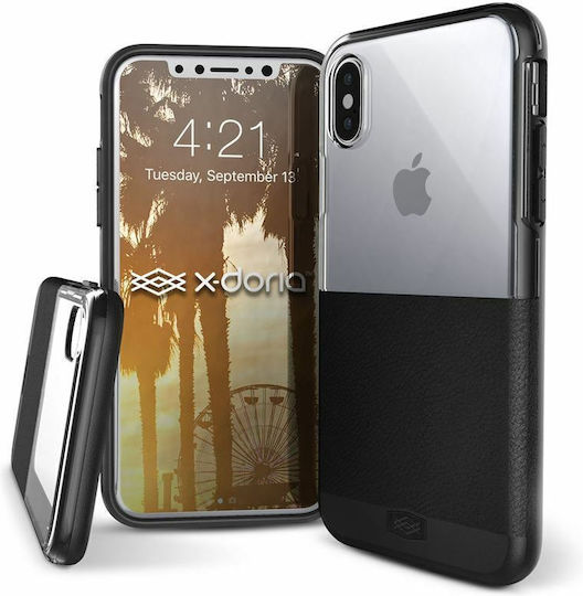X-Doria Dash Back Cover Δερματίνης Μαύρο (iPhone X / Xs)