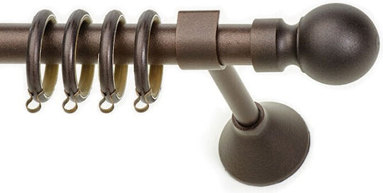 Anartisi Metallische Vorhangstange Liberty Einzeln Φ20mm 200cm Kupfer