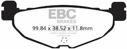 EBC Plăcuțe De Frână Pentru Motociclete Partea Din Spate Pentru Yamaha T-MAX 500 YP 400 EBC Plăcuțe De Frână Pentru Motociclete Partea Din Spate Pentru Yamaha T-MAX 500 YP 400