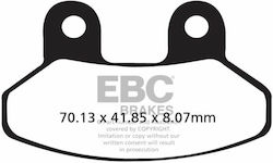 EBC Plăcuțe De Frână Pentru Motociclete Pentru Sym VS 125 VS 150