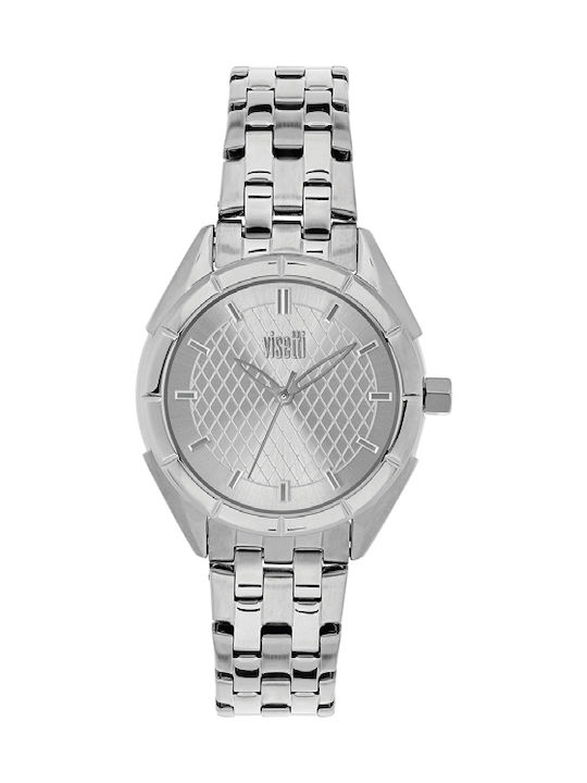 Visetti Watch with Silver Metal Bracelet