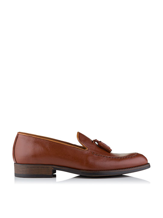 Antonio Shoes Leder Herren Mokassins in Tabac B...