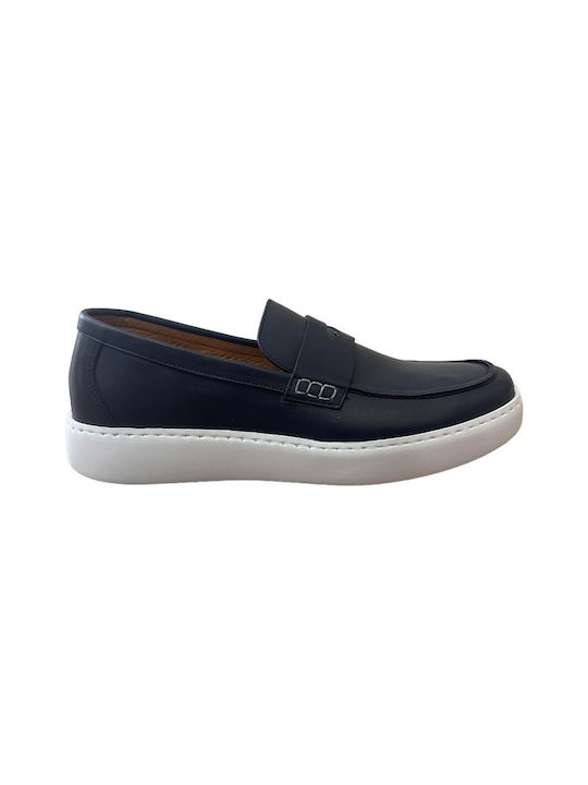 Antonio Shoes Δερμάτινα Ανδρικά Casual Παπούτσια Μπλε