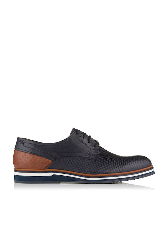 Antonio Shoes Piele Pantofi casual pentru bărbați Albastru