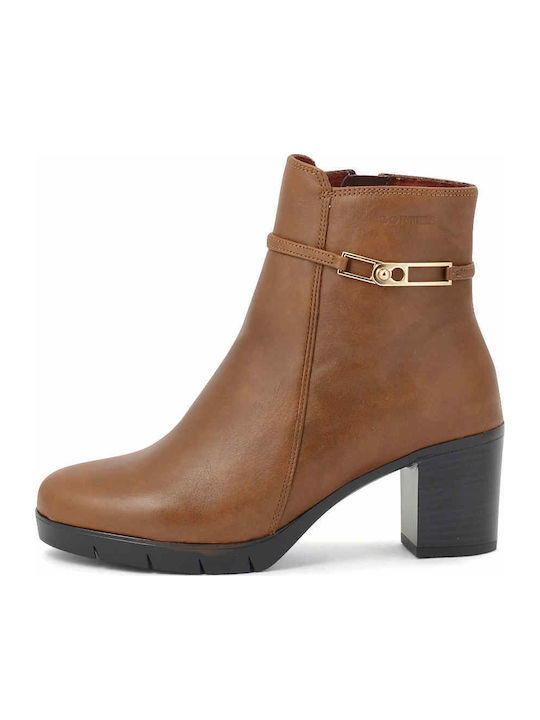 Softies Ghete dama din piele Chelsea cu Toc Med...