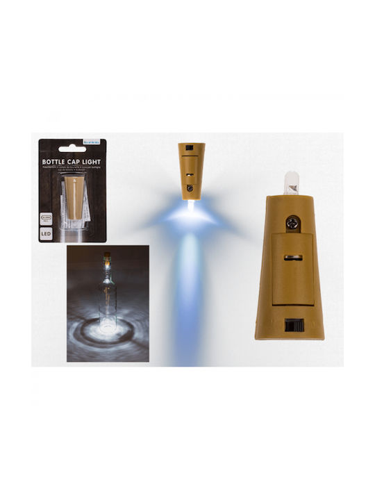Out of the Blue Dekorative Lampe Flasche LED Batterie Braun