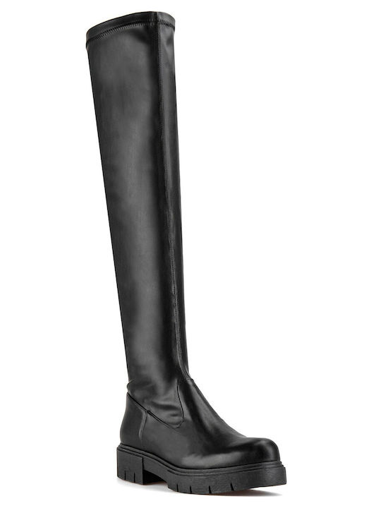 Silia D Over the Knee Women's Boots Black