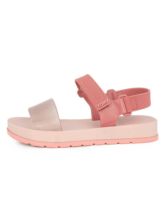 Zaxy 780-23227-39-2 sandale de plajă nude/glitter -Pink