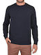 Langarm-Pullover Blau