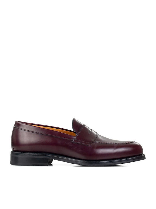Berwick Mocasini barbati in Burgundy Culori
